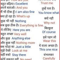 Eng-Hin-Mar Daily 10 words meanings