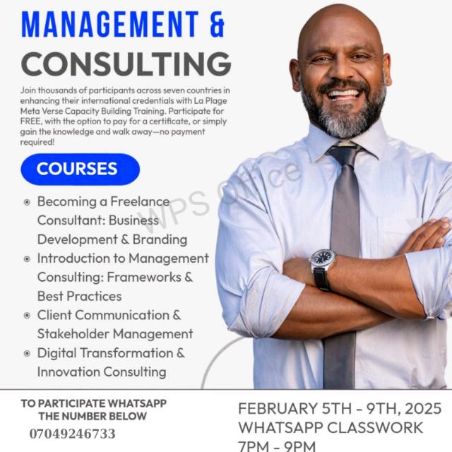 Organisational Management and Consulting