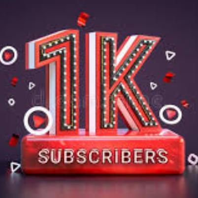 1K SUBSCRIBE FREE