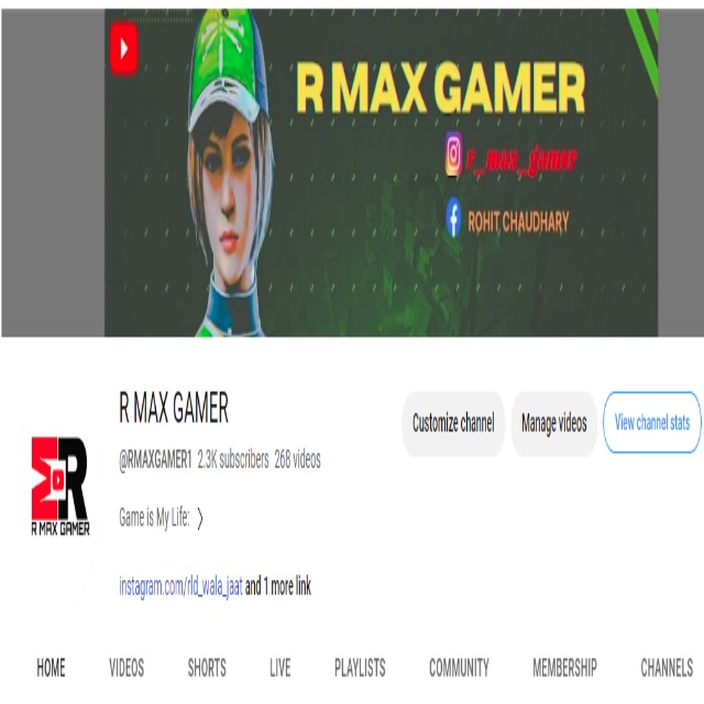 R MAX GAMER