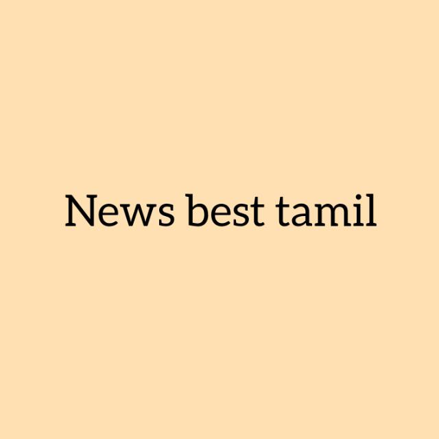 News best tamil YouTube channel