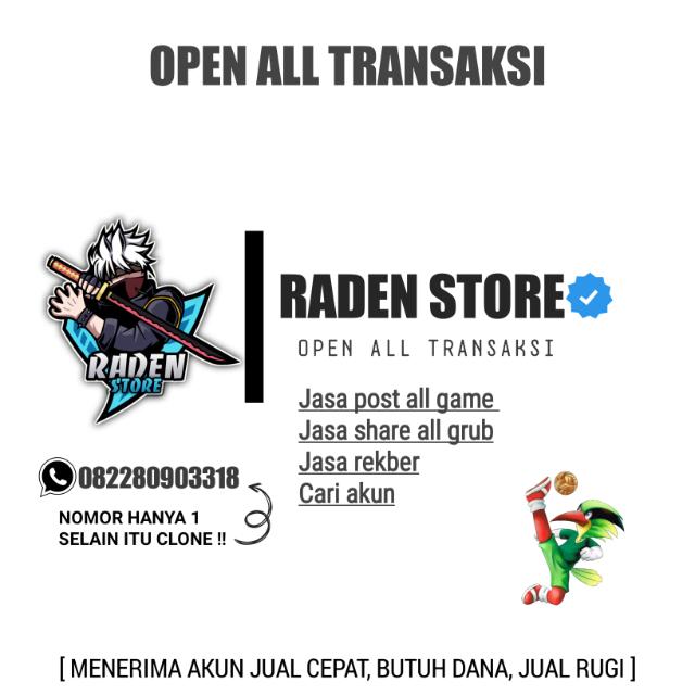 JB | RADEN STORE ALL GAME