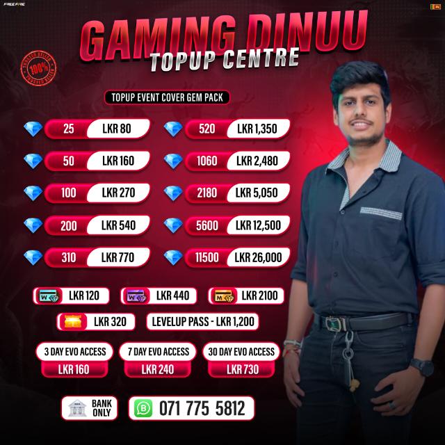 Mr. DINUU YT UID TOPUP CENTRE ?