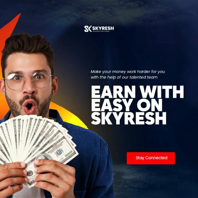 LEARN AND EARN WITH SKYRESH?