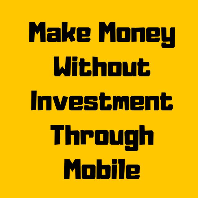 Without investment 