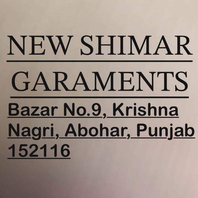 NEW SHIMAR GARMENT 👔