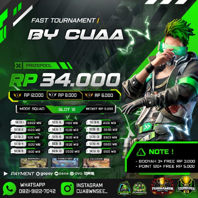 LANGGANAN FAST TOURNAMENT BY CUA