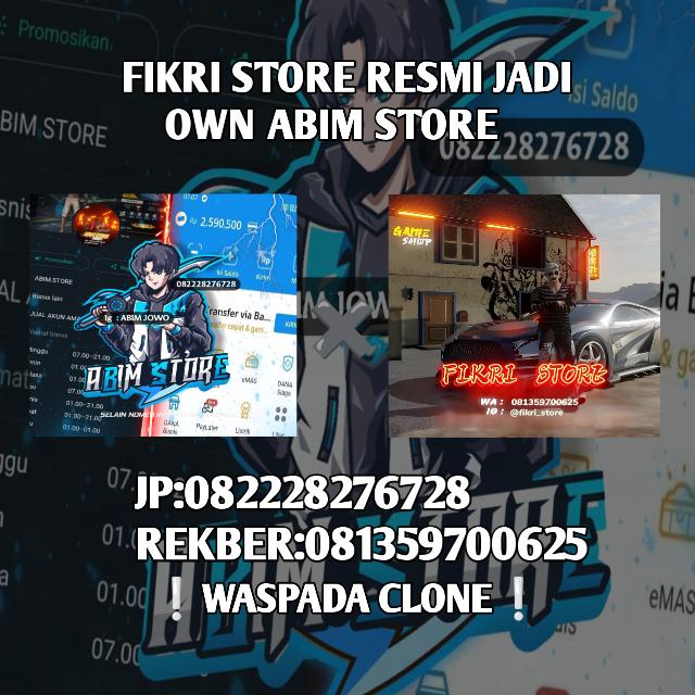 STOKE¹||ABIM STORE×FIKRI STORE