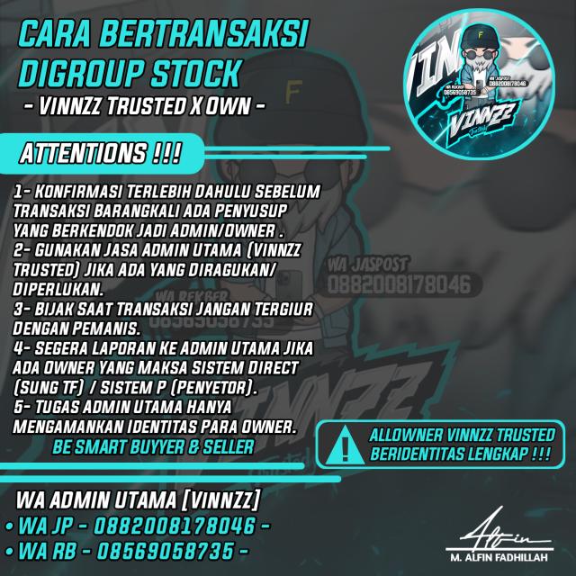 STOK¹ || VinnZz Trusted X OWN ✨