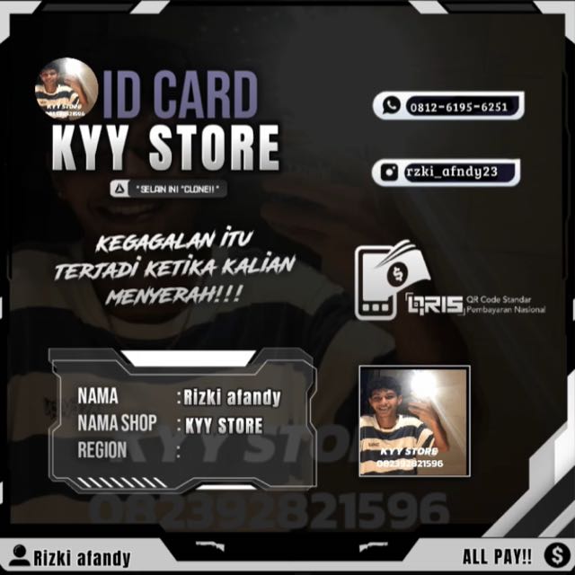 GC STOK 1 KYY STORE X OWN