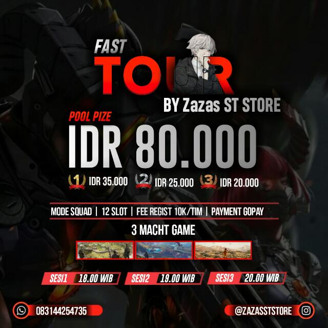 FAST TOUR FF ONLINE BY ZAZASST STORE