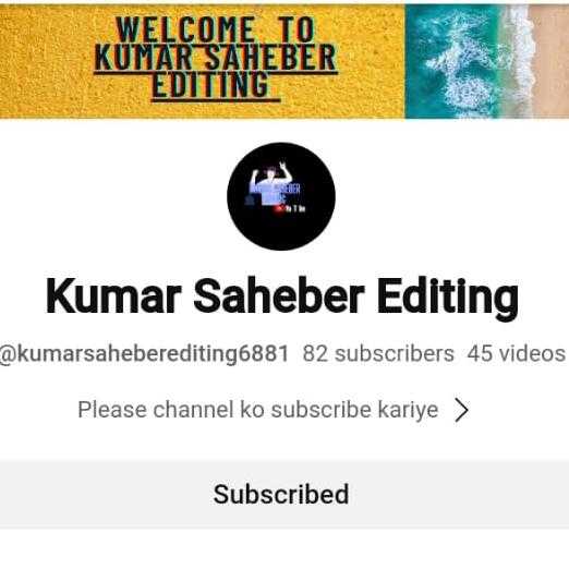 Kumar Shaber Editing 