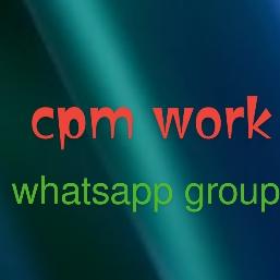 Cpm work whatsaap group,