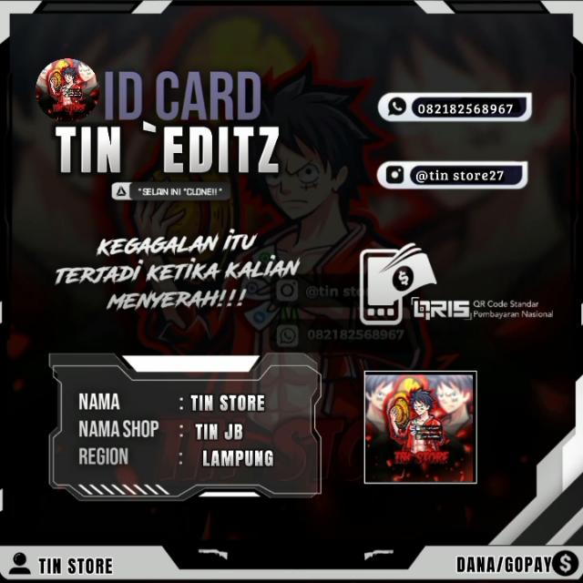 STOK¹ || TIN STORE-25 X OWN