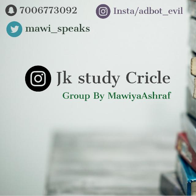 ᴊᴋ sᴛᴜᴅʏ ᴄɪʀᴄʟᴇ - ¹ ?