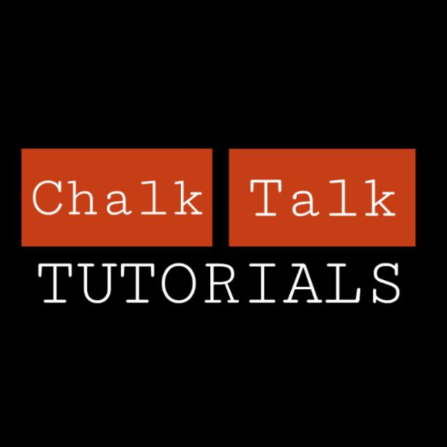 Chalk talk Tutorials👨🏻‍🎓👨🏻‍🎓👨🏻‍🎓