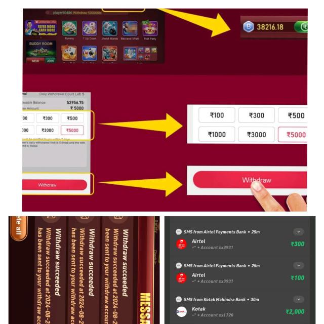 Teen patti cash earing app 🤑☠️