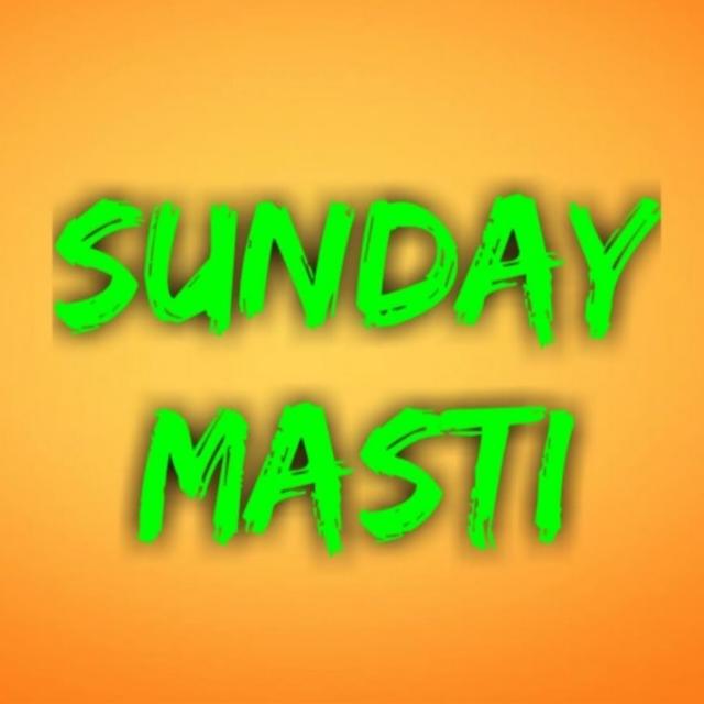 🥳Sunday mosti🎉