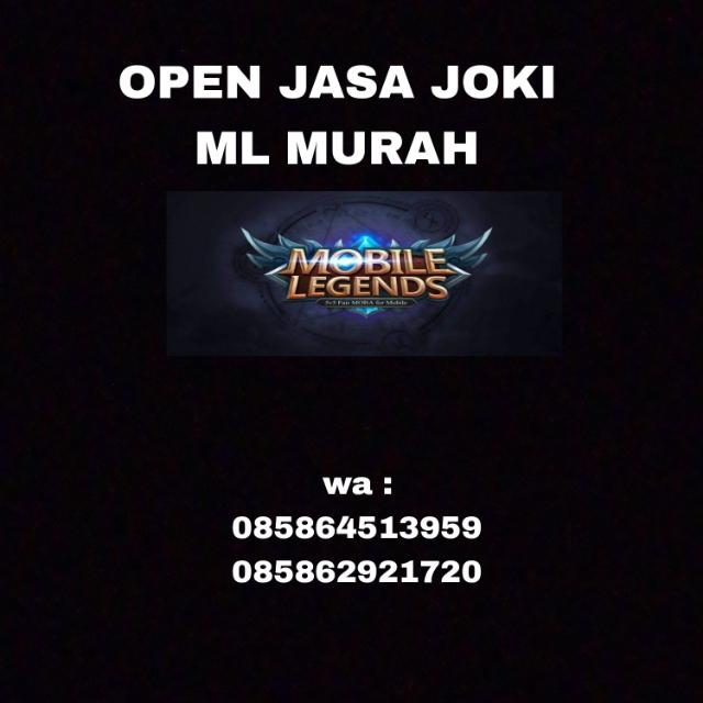 OPEN JASA JOKI FF DAN ML MURAH TERPERCAYA💯