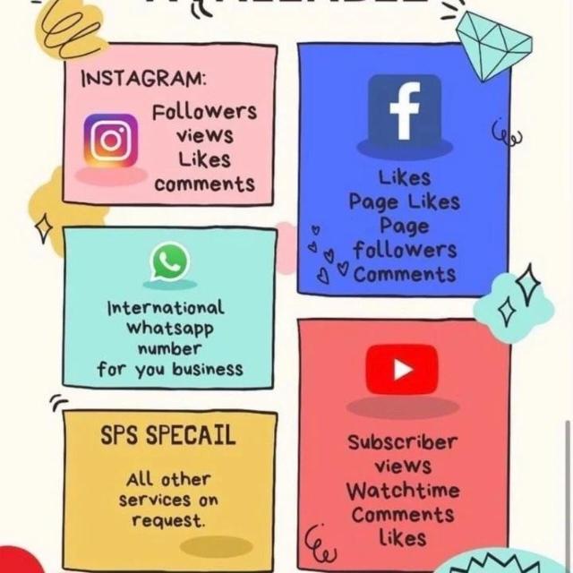 I provide followers subscribers