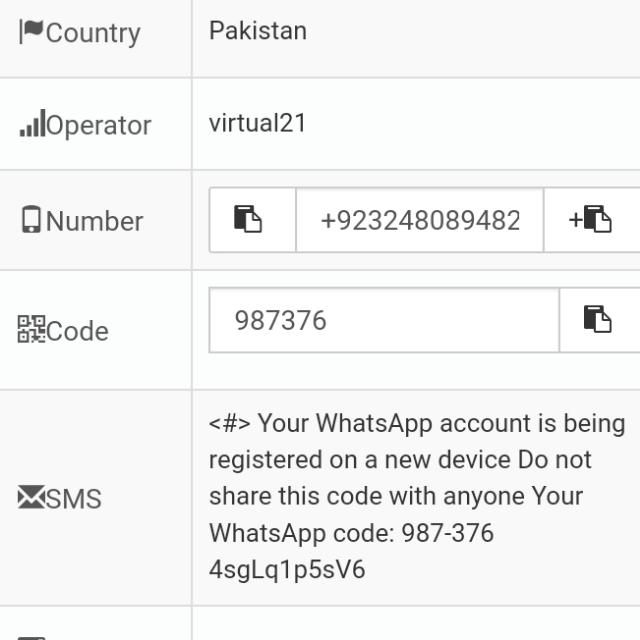 Whatsapp fake Number All social media accounts