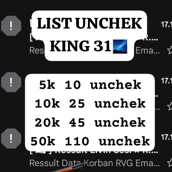 GC UNCHEK || KING 31?