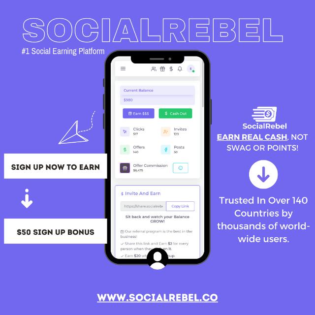 Social rebel money earn