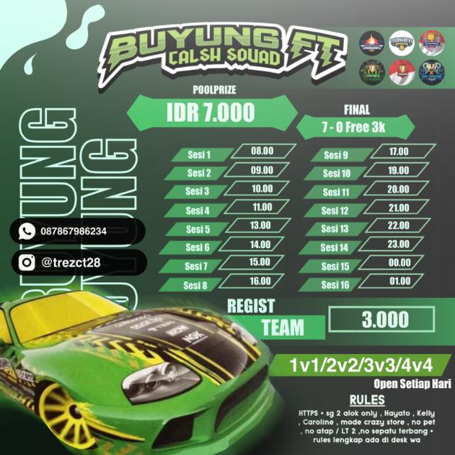 4v4 sesi 14 | 23.00 WIB✅