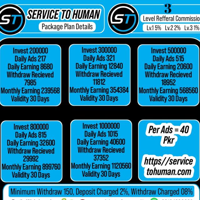 Service to human deposit group 