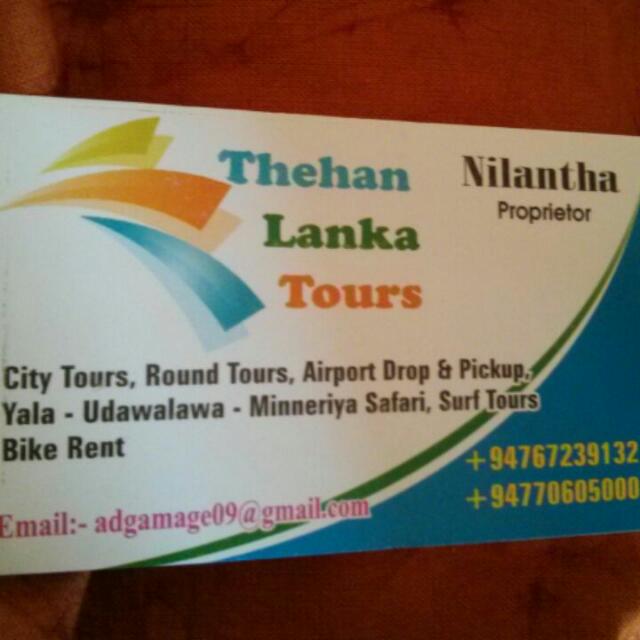 🙏SRILANKAN TOUR AND HIRE🙏