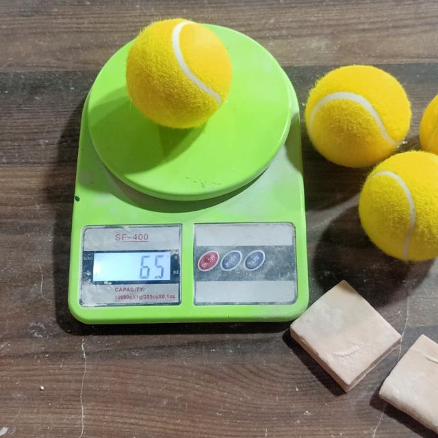 Tennis cricket ball maker