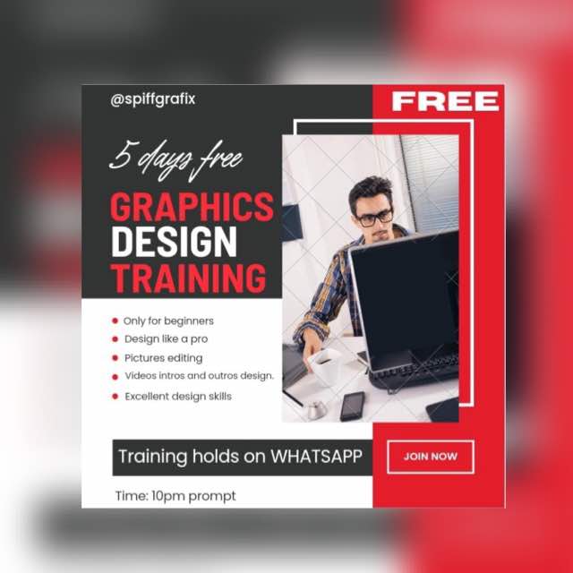 FREE GRAPHIC DESIGN TRAINING 💻⌨️👩🏻‍💻👩🏻‍💻