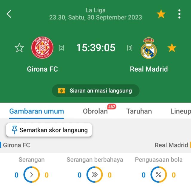 REAL MADRID VS GIRONA FC+½