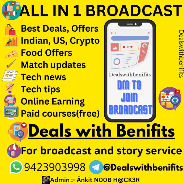 Deals with Benifits5️⃣ ???