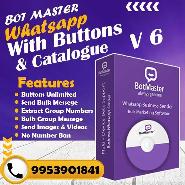 Unlimited Bulk Whatsapp Sender 9953901841 By Botmastermedia.com  Unlimited Bulk Whatsapp