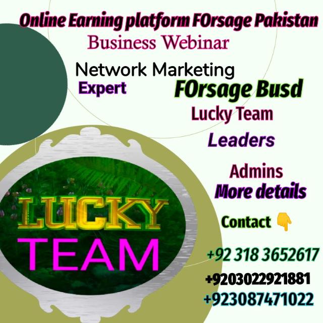 LuCkY Online Earning(ForSage)