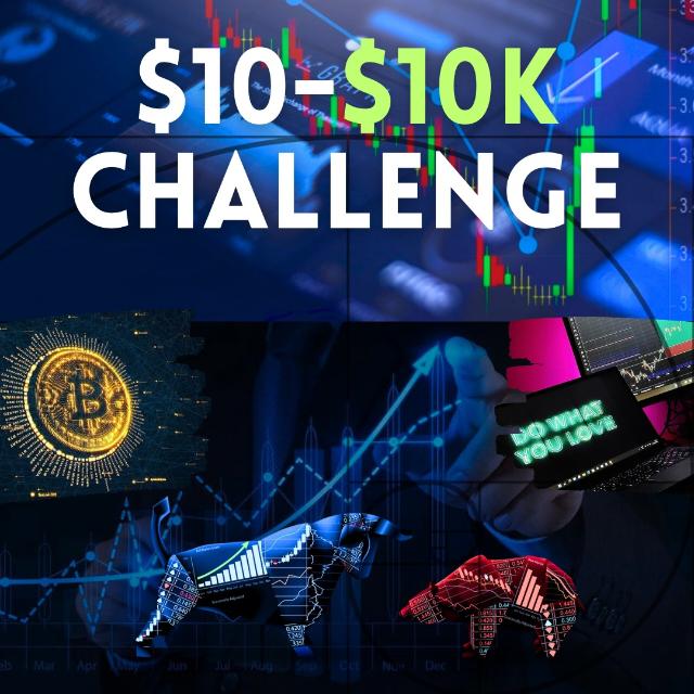 ?Binance Challenge                     ✨$10 ➔ $10K✨