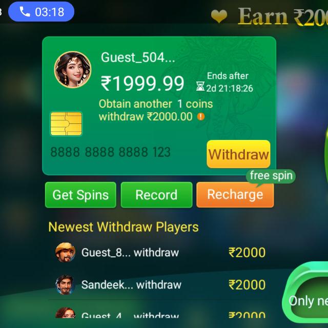 Teen Patti free earning app 