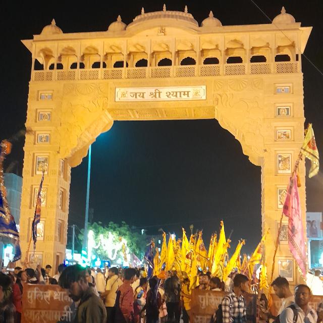 ꧁༒श्री श्री  खाटू श्याम मंदिर (  सेवक राजा खाटू वाले  ) जलेशरगंज बाजार ( उ प्र ) ༒꧂