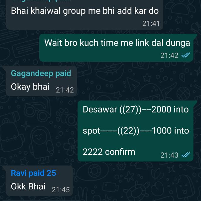 ? Mahadev Ds fixer group ?