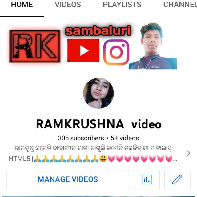 RAMKRUSHNA VIDEO SUBSCRIB