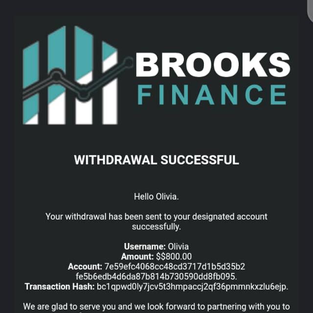 Brooksfinance investment Company ✅💯