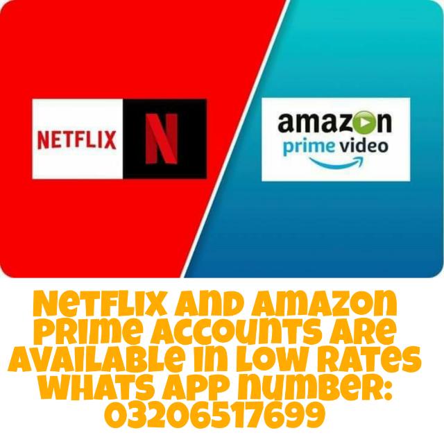 Netflix & Amazon prime Subscription