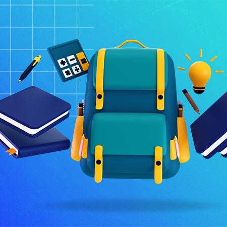 جميع مستلزمات الدراسة 🤓🧳