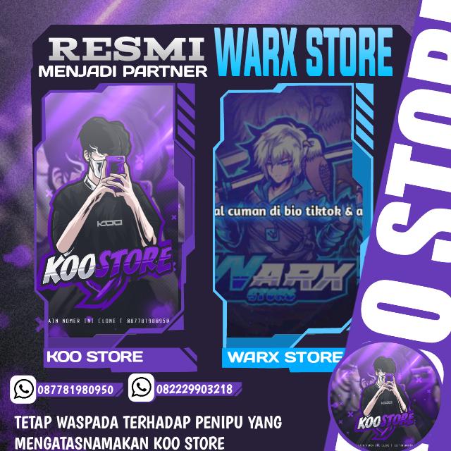 STOK || KOO STORE X WARX STORE²