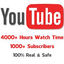 YouTube Subscriber Watch Time Non Drop 