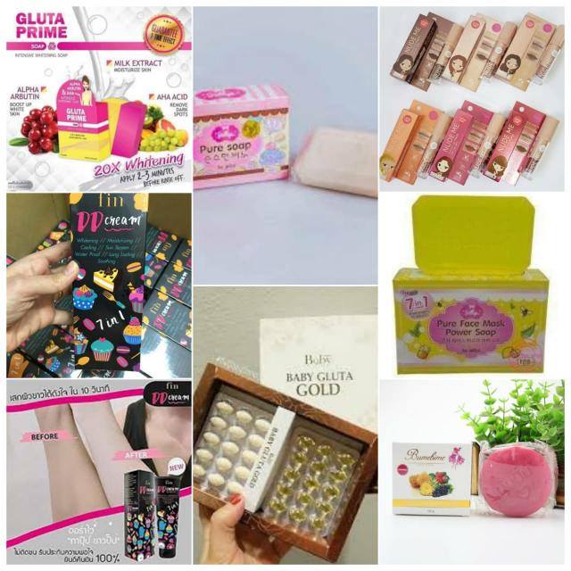 Whitening beauty products