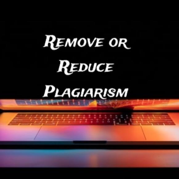 Plagiarism checking or removal service