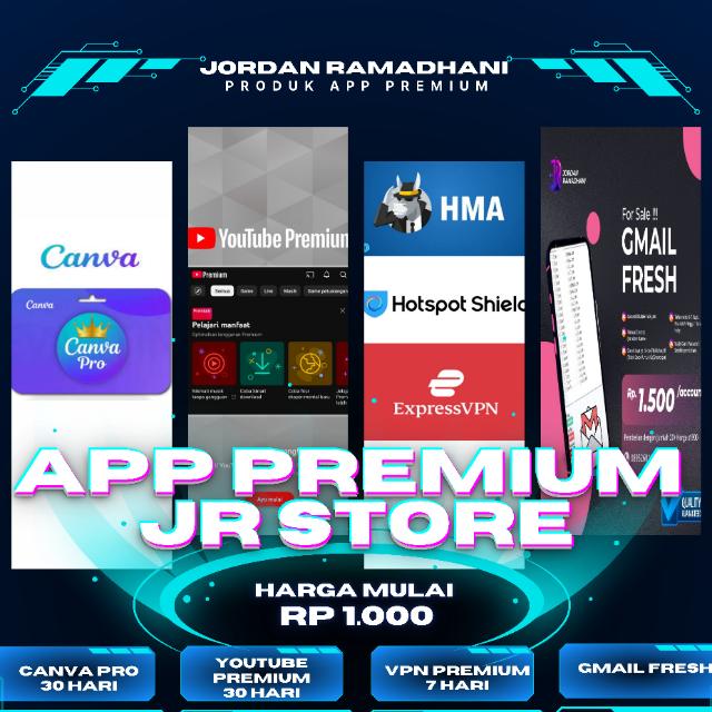 App Premium || JR Store || Jordan Ramadhani