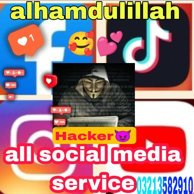 All social media service 🥰💯